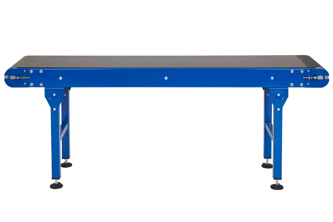Side view of a belt conveyor